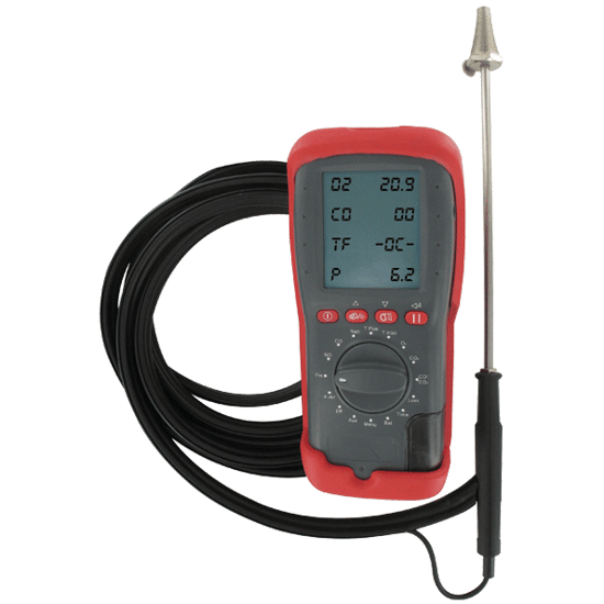 Dwyer Handheld Flue Gas Combustion Analyzer, Model 1207A